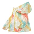 thumbnail image 3 of URMAGIC Little Girls Zip Hoodie Sweatshirt Girls Coat Cartoon Jacket Outwear, 3 of 12