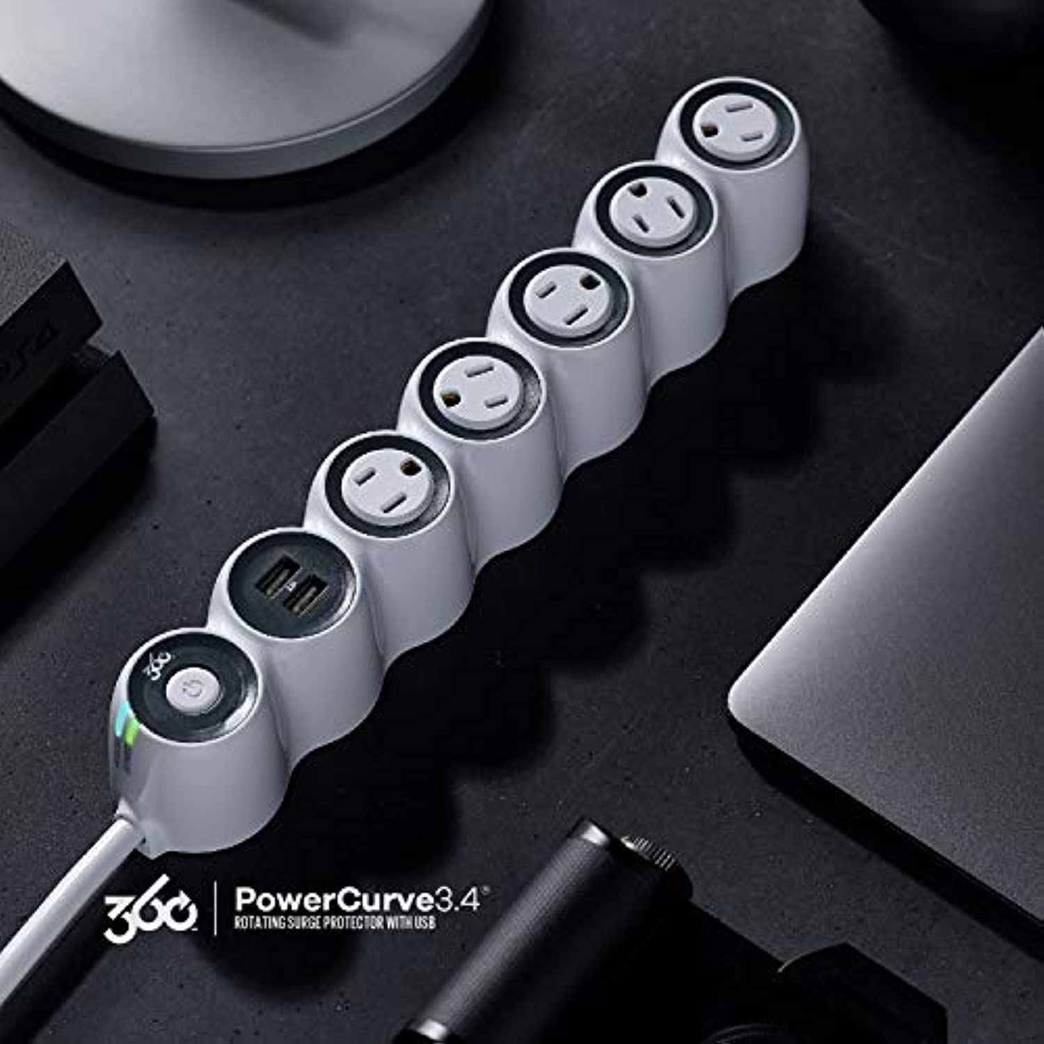 360 Electrical 107682 6 ft. 5-Outlet Surge Strip