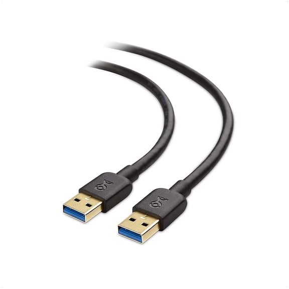 USB 3.0 Cable (USB to USB Cable Male to Male) in Black 10 Feet