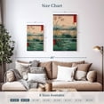 thumbnail image 4 of Elephant Stock Otsuki Fields In Kai Province Wall Art - Vertical Multi Panel Canvas - Living Room Wall Decor - Nature Multi Panel - Green And Beige Decor By Utagawa Hiroshige - 20" x 32", 4 of 8