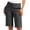 Dark Gray, variant on Binmer Women’s Mid-Rise Straight Leg Bermuda Chino Shorts, Womens and Women's Black,Size S-5XL