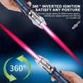 thumbnail image 2 of Luxblaze Plasma Lighter, Lux Blaze Plasma Lighter, Outdoor Straight Flame Rechargeable Windproof, Torch Lighter Adjustable Flame for Candles Campfires BBQ Baking, Camping, Gift, 2 of 7
