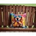thumbnail image 4 of Coussin Décoratif Golden Retriever Hippie Dawg, 4 of 6