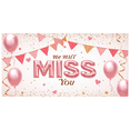 thumbnail image 2 of Decorative Design Goodbye Banner Colorful Theme Miss You Banner Farewell Banner for Retirement Party Going Away Party Office Farewell, 2 of 8