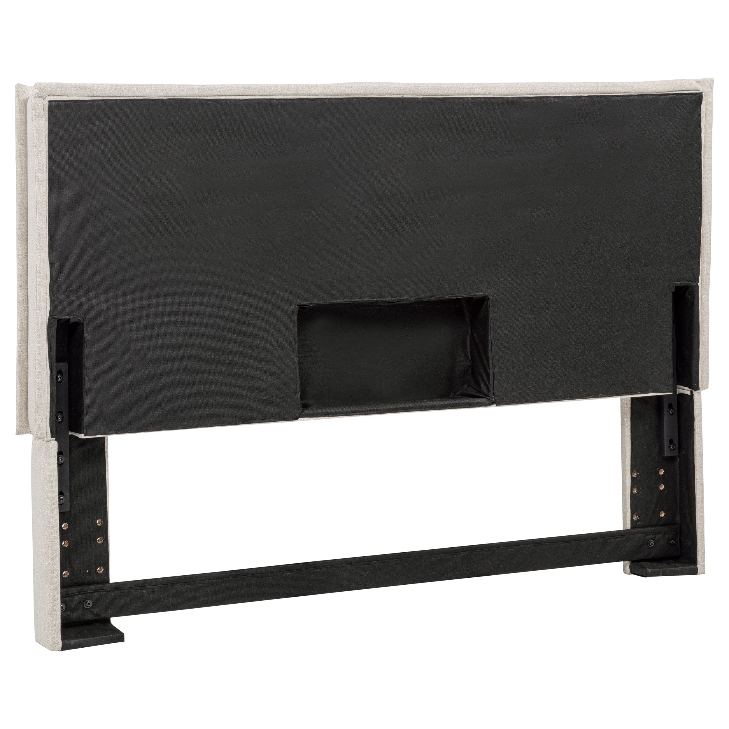 Izzy Upholstered Queen or Full Panel Headboard Sand