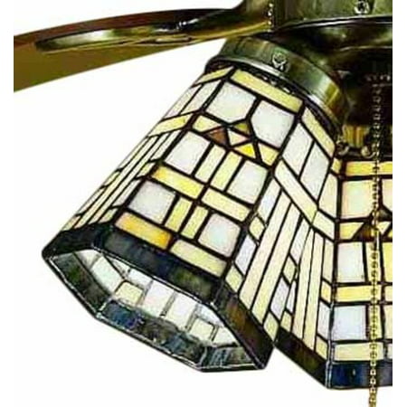 Meyda 27461 Stained Glass, Stained Glass Ceiling Fan Globes