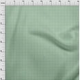 thumbnail image 4 of oneOone Viscose Chiffon Light Green Fabric Check Sewing Material Print Fabric By The Yard 42 Inch Wide, 4 of 5