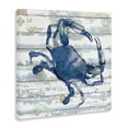 thumbnail image 4 of Stupell Industries Blue Crab on Distressed Animals Painting Wrapped Canvas Art Print Wall Art, 24 x 24, 4 of 8