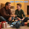 thumbnail image 5 of JoyStone RC Car for Kids, 2.4GHz Remote Control Monster Car with LED Lights, All Terrain Off Road Truck, 2 Rechargeable Batteries, RC Toy Gift for Boys Girls, Blue, 5 of 10