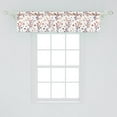 thumbnail image 2 of Plant Watercolor Window Valance, Illustration of Blooming Meadow Elements, Curtain Valance for Kitchen Bedroom Decor with Rod Pocket, 54" X 12", White Multicolor, by Ambesonne, 2 of 2