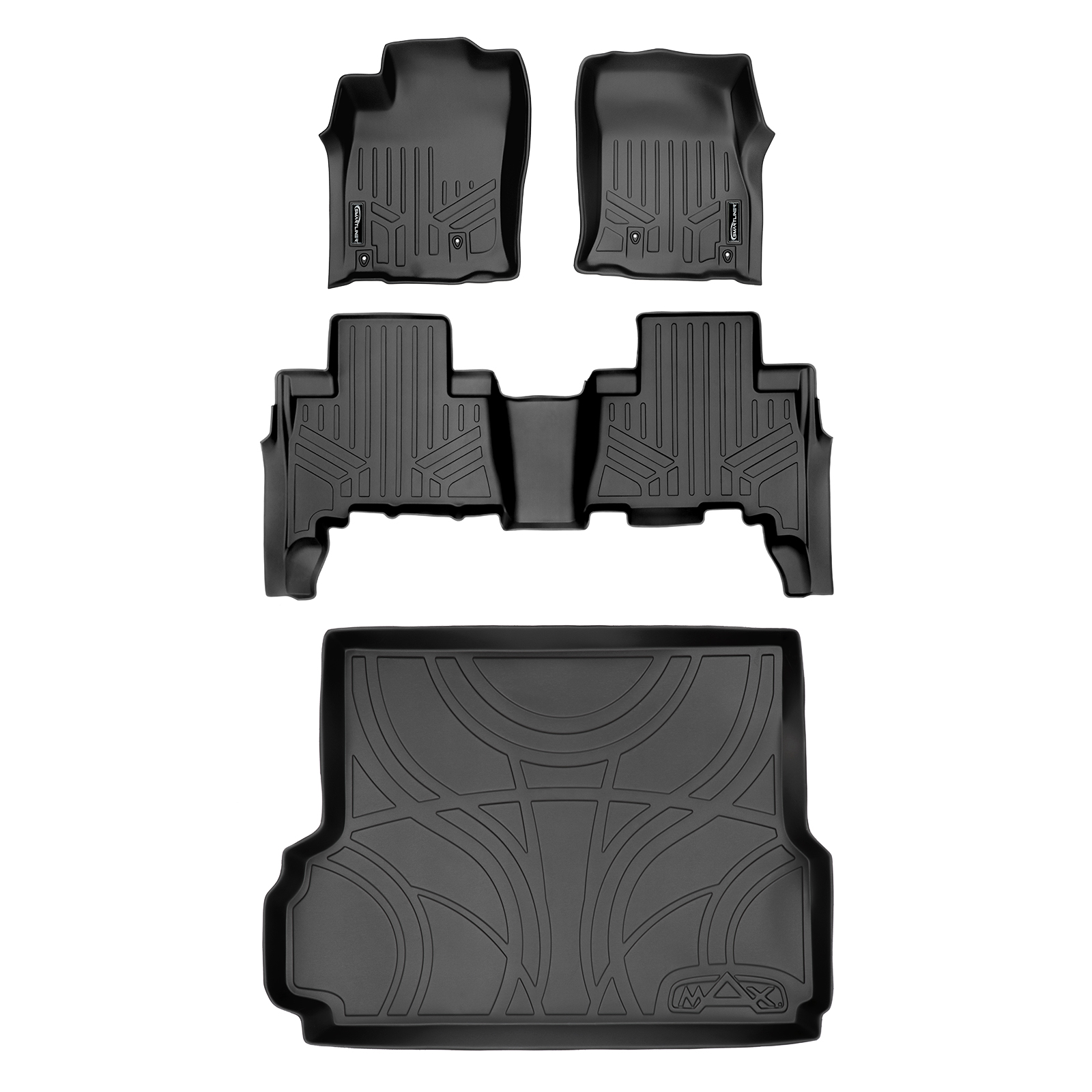 Maxliner 20102013 Lexus GX460 All Weather Custom Fit Floor Mats 2 Rows