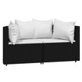 thumbnail image 1 of Muebles seccionales VidaXL para patio, 2 unidades, con cojines, 1 of 9