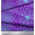 thumbnail image 3 of Soimoi Purple polyester Crepe Fabric Artistic Geometric Printed Craft Fabric by the Yard 52 Inch Wide, 3 of 3