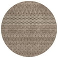 thumbnail image 2 of Addison Rugs Chantille Indoor/Outdoor Transitional Stripes Brown Washable Round Rug, 8' x 8', 2 of 6
