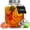 1.0 Gallons, variant on For Parties – 1 Gallon Glass Beverage Dispenser with Stainless Steel Spigot and Lid, Glass Drink Dispensers, Lemonade Dispenser with Ice Cylinder for Weddings, Party, Sun Tea Jar, Water Juice Dispens