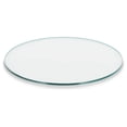 thumbnail image 4 of 16 inch Round Glass Table Top - Clear Tempered Glass Surface Protector - Safe Flat Polished Edge - Coffee, Dining and End Table, 4 of 5