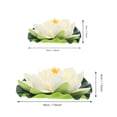thumbnail image 3 of 6 piezas de plantas de estanque artificial lirios de loto (blanco), 3 of 7