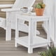 thumbnail image 2 of Mesa auxiliar Adirondack Deluxe de Table Keter, color blanco, 2 of 2