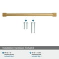 thumbnail image 4 of Amerock Farewind 10-1/16 inch (256mm) Center-to-Center Champagne Bronze Cabinet Pull, 4 of 6