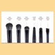 thumbnail image 4 of Pinceles para Sombra de Ojos Juego de Brochas de Maquillaje de Ojos ANGGREK 6 Piezas, 4 of 8