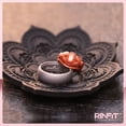 thumbnail image 3 of Rinfit Silicone Rings for Women & Men - Couple Sets Rubber Wedding Bands - Infinity Black & Diamond Oval Copper, 3 of 9