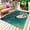 Teal, variant on Vintage Teal Blue Conch Outdoor Rug 3x5 Ft - Reversible Patio Rug Outdoor Camping Rugs, Modern Art Geometric Nautical Coastal Indoor Outdoor Area Rugs, Non-Slip Outdoor Carpet Runner for Deck/Porch