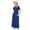 Blue—Prime Deals 2025, variant on Mevxay Girls Pleated Maxi Dress Solid Color Short Sleeve 2025 Summer Long Dresses with Pockets for 6-15 Years Blue