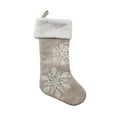thumbnail image 1 of Holiday time Snowflake Stocking, 21 inch,natural colour, 1 of 4