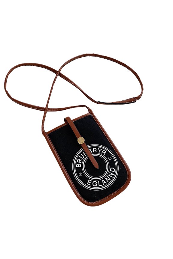 Crossbody Purse Letter Printing Large Capacity Multifunctional Dust-proof Protective Cell Phone Case Portable Women Minimalist Shoulder Bag Wallet for Trip