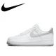 thumbnail image 3 of Nike Original Air Force 1 07 Low Top Boardshorts Zapatillas clásicas informales para exteriores para hombre en color gris y verde, 3 of 5