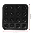 thumbnail image 3 of Supply Billiard Ball Storage Tray Holds 16 Balls Pool Accessory for Billiards Parlor Black, 3 of 7