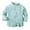 Mint Green, variant on QWIED Boys Shirts Kids Spring Solid Color Standing Collar Long Sleeve Single Children's Button Down Shirt Size 6-7