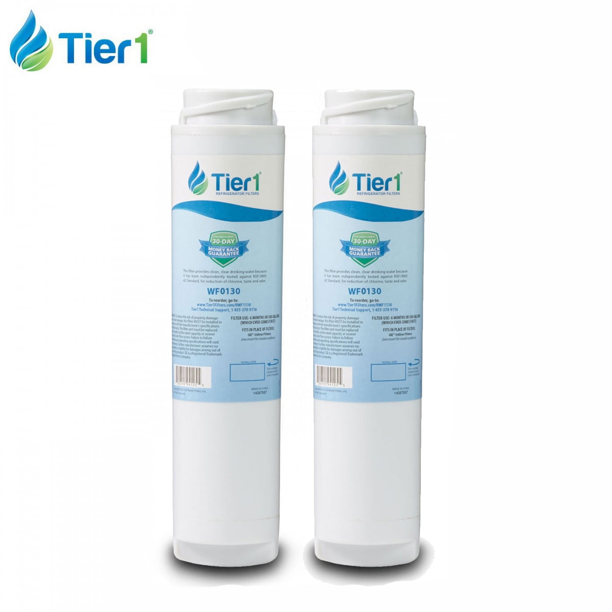 Tier1 Replacement for GE GXRLQR Inline Water Filter 2 Pack