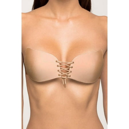 TOLD Clothing Strapless Silicone adhesive Bra Silicone Push up Bra