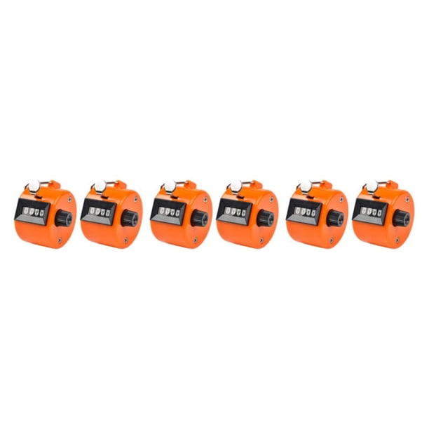 Scienceny 2 pack/lote Tally con materiales manuales para un conteo claro y preciso Número de conteo Manual naranja Type1 NO1