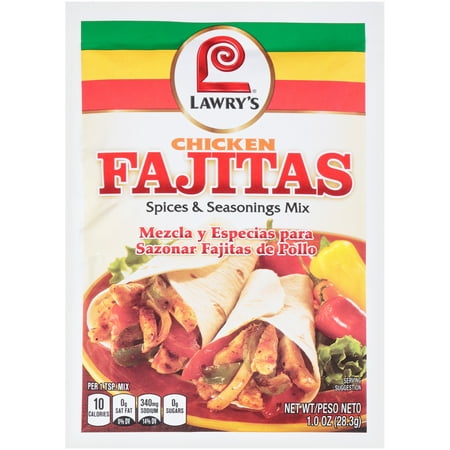 Lawry's Chicken Fajita Seasoning Mix, 1 oz