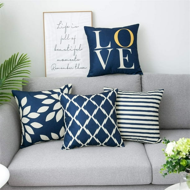Throw Pillow Cases Decorative Soft Throw Pillow Cases Cushion Cover for Home HU3370 Walmart