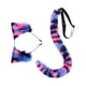 thumbnail image 5 of Diadema con orejas de animales y cola. Conjunto para fiestas temáticas de animales y disfraces de cosplay. azul rosado, 5 of 9