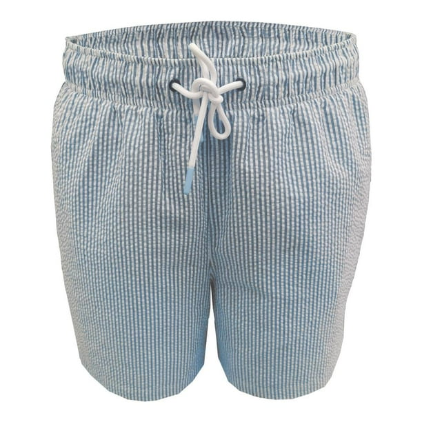 Traje de baño OP Para hombre Talla CH con estampado Rayas Azul