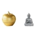thumbnail image 1 of Escultura Moderna De Buda De Resina Con Forma De Fruta Y Mono Para Mesa, Estantería, Comedor, Dormitorio, Oficina, Hotel, Patio, Adorno Coleccionable., 1 of 8