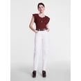 thumbnail image 3 of Scenario Women's Tank Sweater with Short Flutter Sleeves, Lightweight, Sizes XS-XXXL, 3 of 6