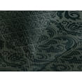 thumbnail image 4 of Ambesonne Dark Grey Quilted Bedspread Set 2 Pcs, Black Damask Floral, Twin Size, Black Grey, 4 of 5