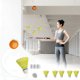 thumbnail image 1 of Dispositivo de práctica ajustable Bádminton Trainer Solo - Herramienta de ejercicio de fitness al aire libre para interiores con mecanismo de rebote para velocidad y coordinación - Equipo portátil, 1 of 7