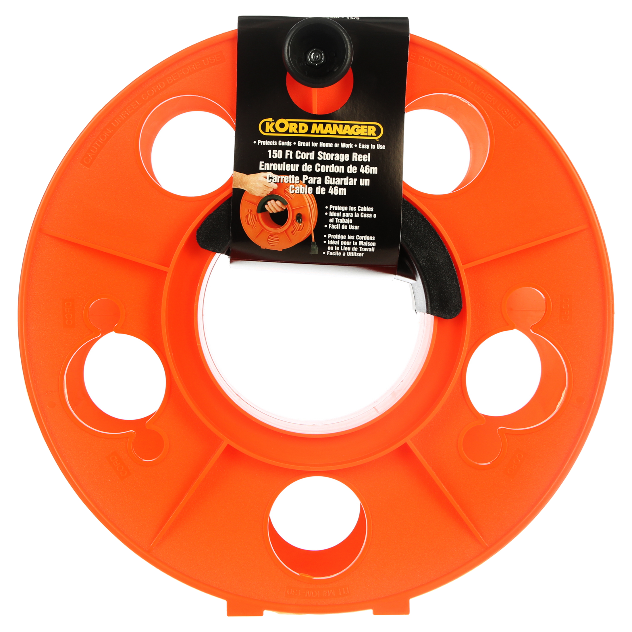 Bayco KW-130 Heavy Duty Cord Reel, 150 Ft with 2 Outlets photo 8