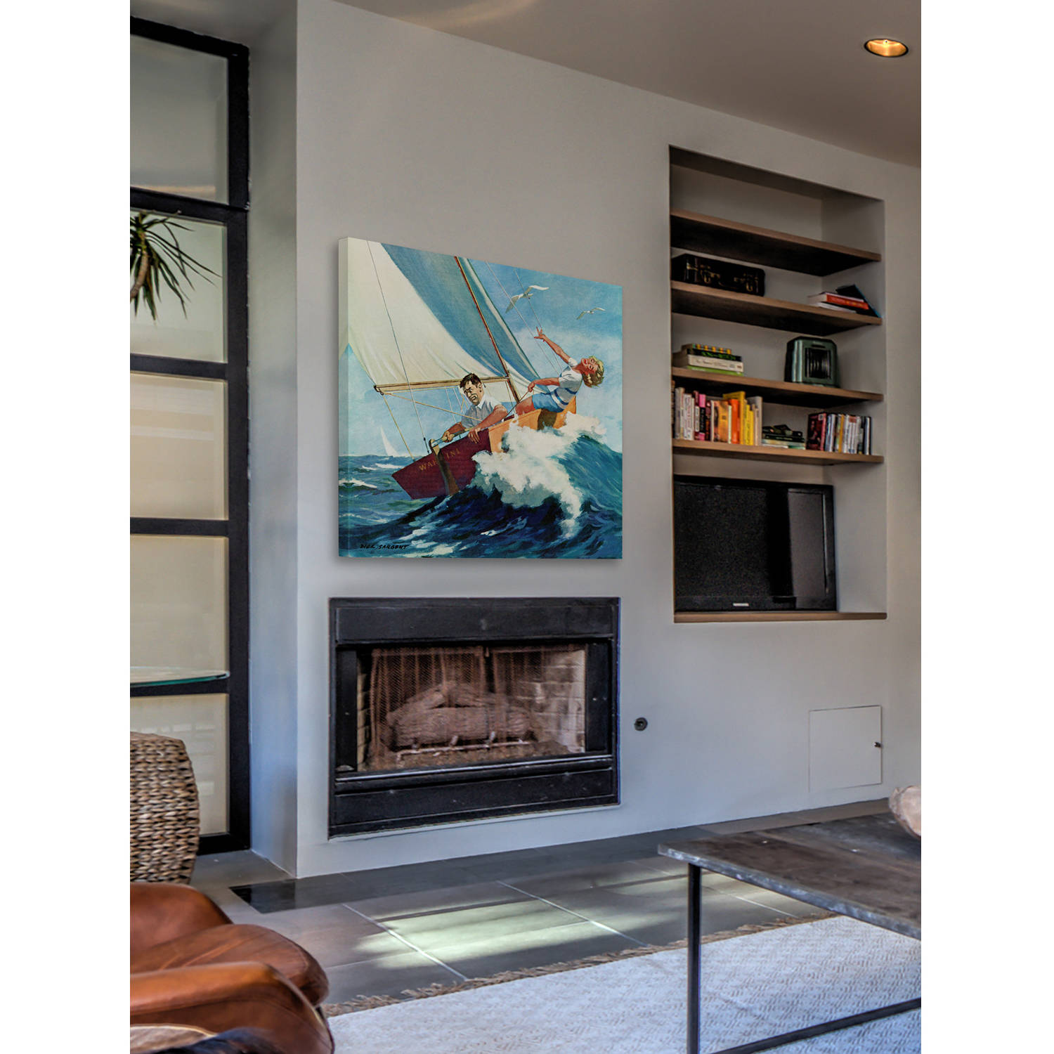 "Free as a Bird" Painting Print on Wrapped Canvas