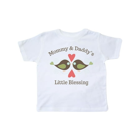 

Inktastic Mommy & Daddy s Little Blessing Gift Toddler Boy or Toddler Girl T-Shirt