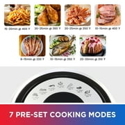 Total Chef Electric Air Fryer, 7 Cooking Presets, Digital Touch Controls