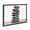 Gray, variant on Kate and Laurel Sylvie Stacked Cars Framed Canvas Wall Art by Saint and Sailor Studios, 18x24 Natural, Modern Colorful Car Toys Art for Wall