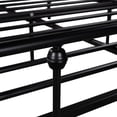 thumbnail image 7 of Full Size Metal Platform Bed Frame with Headboard & Footboard Premium Steel Slat Support,Victorian Style Mattress Foundation, Black, 7 of 7