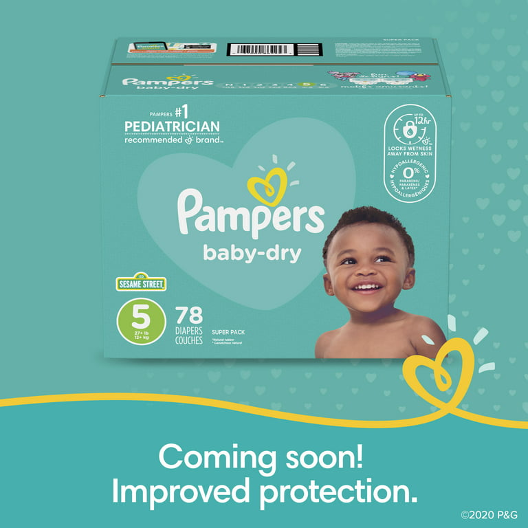 Couches Pampers Baby-Dry, format Ultra Value 
